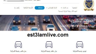 الإستعلام عن بيانات سيارة برقم اللوحة في مصر بالخطوات